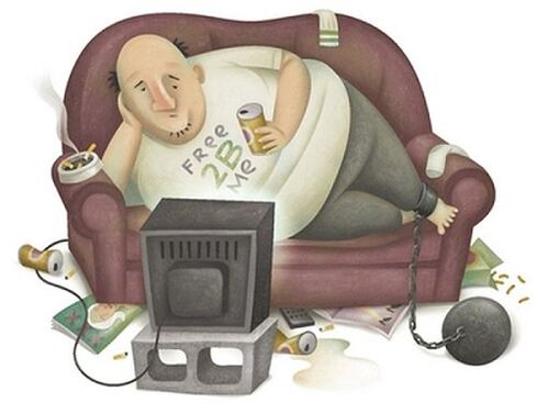 Hipodinamica ca cauza osteochondrozei